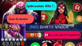 MCOC AW SEASON 63 - BIG THING | WARS #1,2,3 - Spider Woman getting bullied 😂