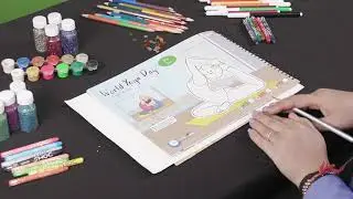 Ch 14 | Pan India | Drawing | Book 03 | Word Yoga Day | For children