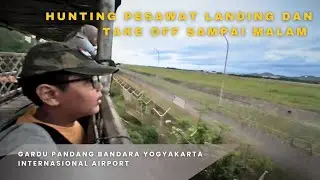 HUNTING PESAWAT DI GARDU PANDANG | Bandara Yogyakarta internasional airport 