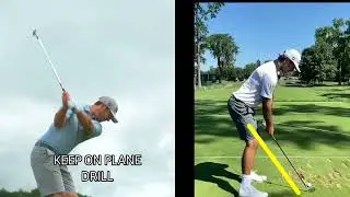 Max Homa Golf Swing | Keep On Plane & Infront Of The Body Drill