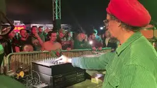 Zion Gate Hi-Fi plays Trenchtown Warriors as last tune Dub Camp 2023 Uplift Corner