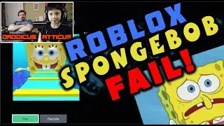 Atticus Plays Roblox Spongebob (FAIL)