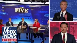 'The Five' react to the heated DeSantis-Newsom debate