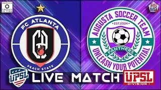 LIVE MATCH | FC Atlanta v. Augusta Arsenal SC | UPSL Georgia Division One | October 11, 2025