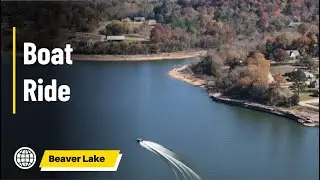 Exploring the fall foliage and boat traffic at Hickory Creek area of Beaver Lake