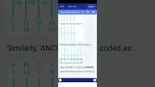 #cuet logical reasoning alphabet coding GAT