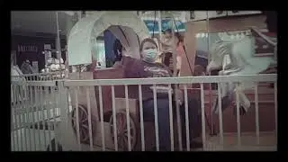 Mommy & August riding carousel 🎠