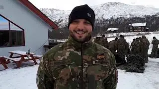 Re&scaron;evalec vojak Alen Kosednar o tem, kako bodo vojaki na vaji na Norve&scaron;kem spali v mrazu