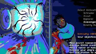 Deathless Hyperion on the highest difficulty. A space FPS by the dev of Look Outside.