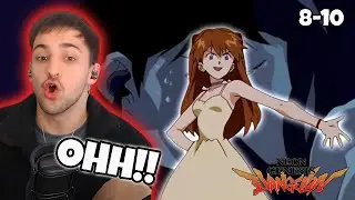 ASUKA LLEGA con TODO | Neon Genesis Evangelion Ep. 8-10 Reacción