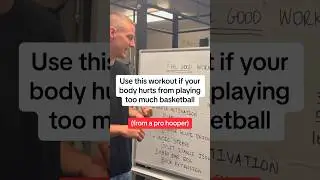 Try this workout if your body hurts from playing too much basketball ! #hooper #basketballworkout