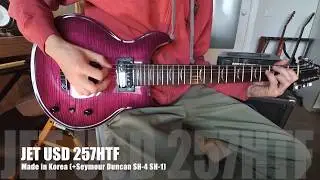 JET USD 257HTF (Made in Korea + Seymour Duncan SH-4 SH-1)