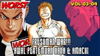 FRESHMAN WAR‼️THE FATEFUL FIRST MEETING OF TSUKISHIMA HANA & AMACHI HISASHI | Worst Storyline Vol...