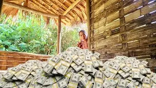 Single mother finds tens of millions of dollars in abandoned house.