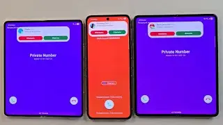 WhatsApp Incoming call& Double WhatsApp Fake call at the Same Time Samsung Galaxy ZFlip4 & Fold 3