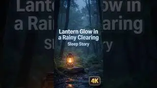 Lantern Glow in a Rainy Clearing 🌧️ Excerpt 11 from &ldquo;Rainy Night Forest Walk&rdquo;
