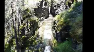 Four Falls Hike Pt I  (Sunrift Gorge and Baring Falls) - Glacier National Park 2010