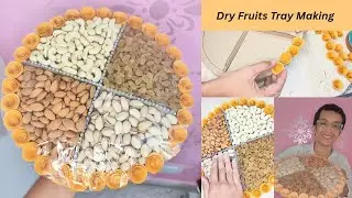 DIY Cardboard Dry Fruit Packing Plate | Easy Shagun Plate Making