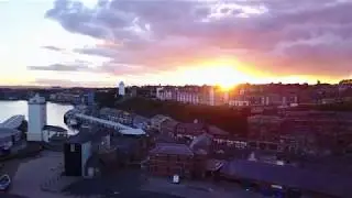 North Shields fish quay sunset