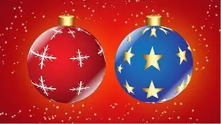 Illustrator How to Create Christmas Bubbles Vector