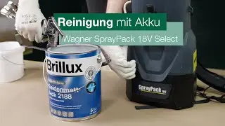 Wagner Spraypack 18V Airlessgerät: So reinigst du es richtig! | Lets Spray mit Brillux (3/4)