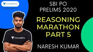 Reasoning marathon part- 5 for SBI PO prelims by Naresh Kumar