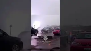 Caught on Camera! Strange Orb Flies Through Parking Lot #creatorsearchinsights #ufo #lightning #ufo