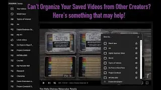 Too Many Saved Playlists?  Organize them Using Tab Groups