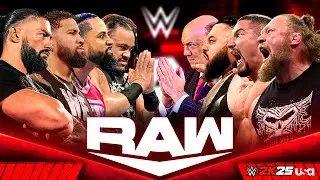 Команда Романа Рейнса против Брока Леснара, Брона Брейкера и Бронсона Рида | WWE RAW 06 ноября 20...
