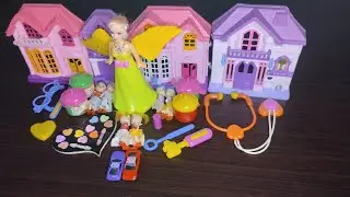 2 minutes satisfying doctor and dolls set with beautiful ASMR toys