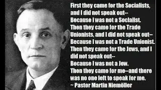 Martin Niem&ouml;ller   First They Came for the Communists