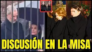 DISCUSIÓN de Letizia Ortiz y Felipe en la MISA de Irene de Grecia ABANDONAN a Doña Sofía