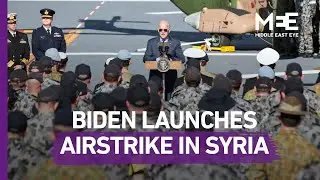 Biden administration launches airstrike on pro-Iran fighters in Syria