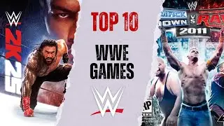 🎮 Top 10 Best WWE Wrestling Games of All Time! 💥🔥 (Ultimate Ranking)