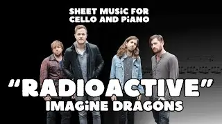 Radioactive - Imagine Dragons Sheet Music for Cello & Piano #imaginedragons #cello #piano #pop