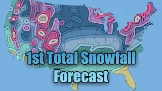1st Total Snowfall Forecast (2020)