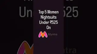 Top 5 Women Nightsuits Under Rs 525 #shorts #shopping