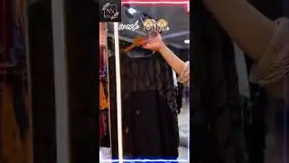 fancy black abaya with black diamond work #hijab #viralvideo #abayareza #sorts