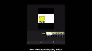 Tutorial on how to do low quality videos on CapCut ￼