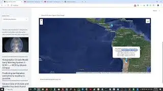 2025 05 22 05 19 Earthquake Extreme weather warning Holographic Climate Model Chile Bolivia Peru