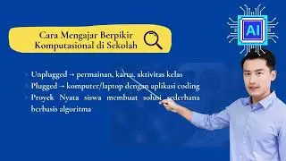 Pengimbasan Koding dan Kecerdasan Artifisial di SDN Cineam
