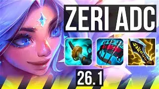 ZERI & Yuumi vs JHIN & Xerath (ADC) | Good KDA: 13/1/5 | EUNE Challenger | 26.1