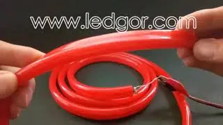 12v super thin red LED neon flex - Ledgor