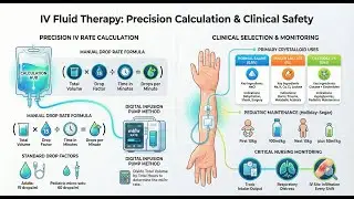 IV Fluid Rate Calculation & Types of IV Fluids | Nursing & Medical Training (Hindi)