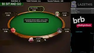Just grinding and doing my thing. Poker cash game and tournament. Happy New Year!