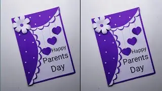 Happy parents day 💕 Handmade parents day card | Parents day card | 2022