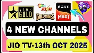 😱😱JIO TV+ Launched✅️ 4 New Channels Before DIWALI🎊 2025🔥 | jio tv new channel launch | jio tv plus