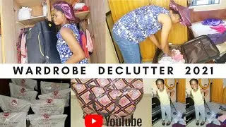 DECLUTTERING my WARDROBE | SORTING my CLIENTS ORDERS. #cyndycjay #declutterwithme #wardrobedeclutter