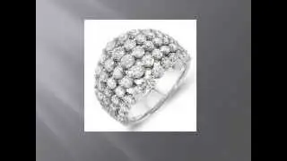 Diamond Cocktail Statement Ring for Women | Sunshine-Jewelry.com