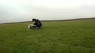 Chasing a nitro heli with the Aeroxcraft Quad-670 and GoPro Gimbal